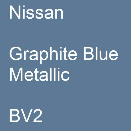 Nissan, Graphite Blue Metallic, BV2.